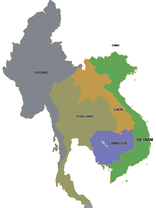 Map Of Laos And Thailand. Map Of Laos And Thailand.