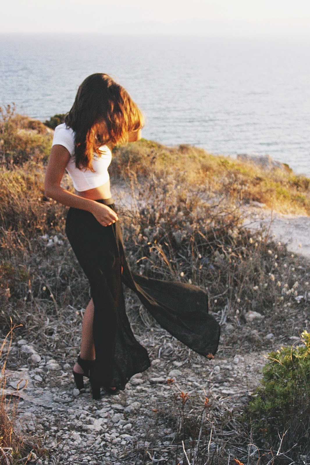 outfit-long skirt-gonna lunga-crop top- gemma contini-cheapischic - torino fashion blogger