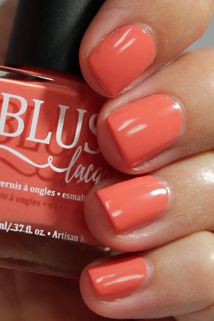 BLUSH Lacquers Darling Dahlia swatch by Streets Ahead Style