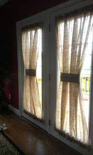 contoh gorden jendela minimalis dari karung goni