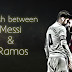 Clash between Messi and Ramos during EL Clasico