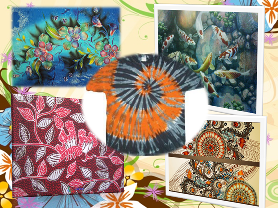 Membuat Batik Celup