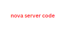 nova server code لكل أجهزة الريسيفر