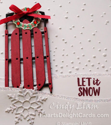Heart's Delight Cards, SRC, Alpine Adventure, Sled, Winter, Snow, Stampin' Up!