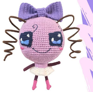 PATRON GRATIS TAMAGOTCHI MAKIKO AMIGURUMI 51224