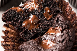 GLUTEN FREE, PALEO & KETO DOUBLE CHOCOLATE MUFFINS 