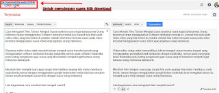 Google Terjemahan online