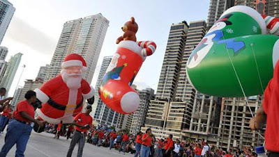 Bahia de Pamana celebra Desfile de globos en Navidad