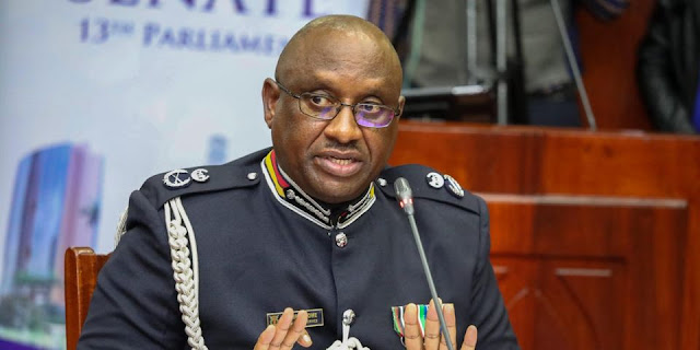 Police boss Japhet Koome.