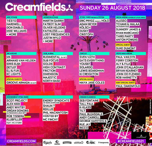 creamfields, line up, united kingdom, reino unido, daresbury, house, tech house, deep house, techno, festival, music, electronics music, música, música electrónica, 