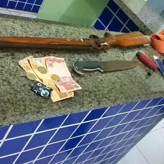 Polícia Militar apreende armas após denúncia de agressão em Cajueiro da Praia