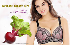 Home Remedies To Increase Breast Size – Radish 