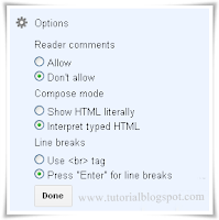 Post Options,pengaturan posting,post blogger,pengaturan artikel,pengaturan
