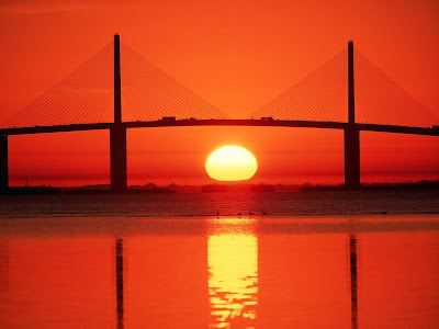 4.11.2009. The Sunshine Skyway Bridge, spanning Florida's 