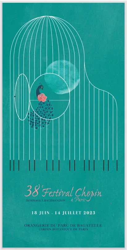 Affiche du 38e Festival Chopin à Paris
