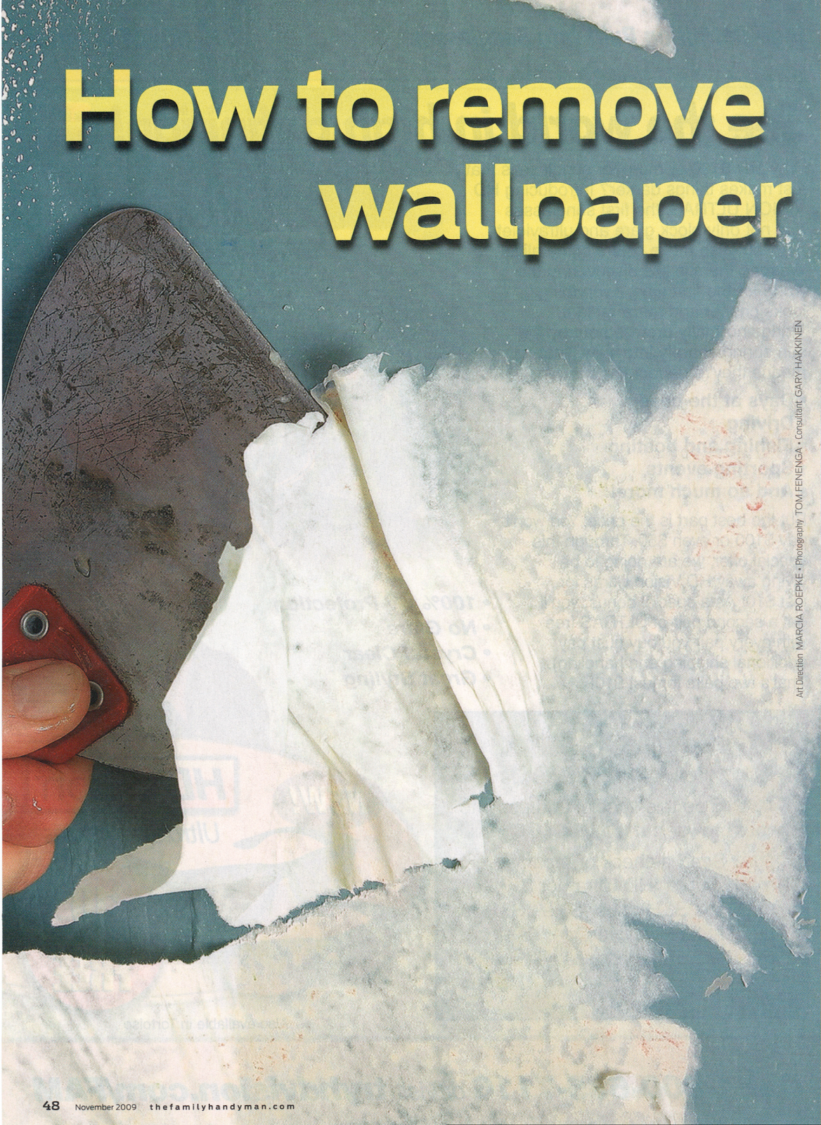 Pignotti Property Inspections: How to Remove Wallpaper
