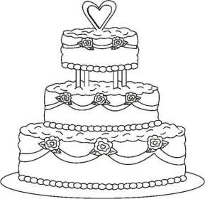 wedding coloring pages, free coloring pages