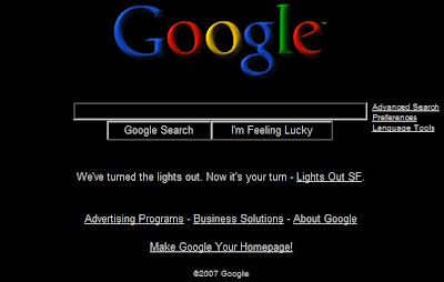 Google Lights Out San Francisco