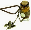 Image: Wishing Bottle Pendant with Butterfly and Pearl