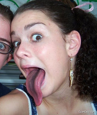 Girls With Long Tongues