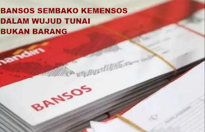 Kemensos Memberikan Bansos Secara Tunai, Bukan Dalam Bentuk Barang