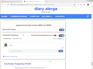 komentar diary alerga
