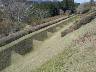 「山中城跡」一ノ堀