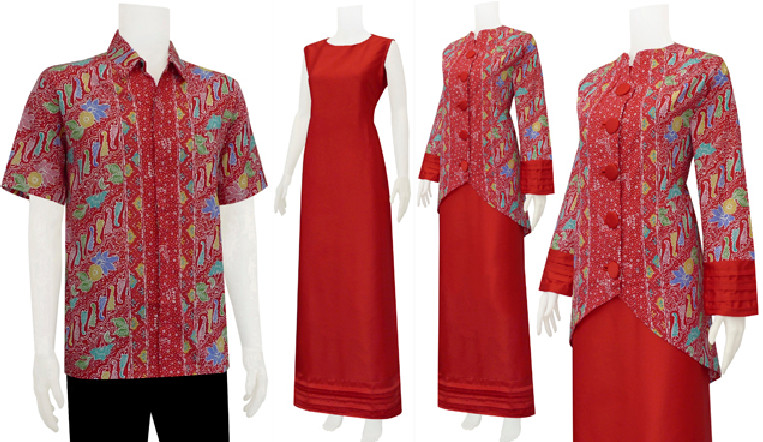 Model baju kurung terbaru batik melayu kombinasi bordir 