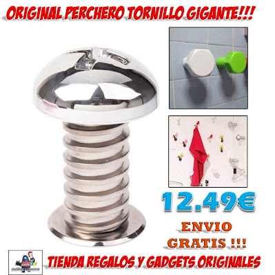 original percha tornillo gigante