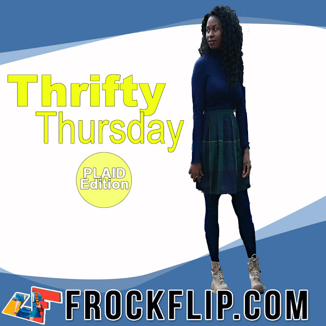 Thrifty Thursday How to wear Plaid www.frockflip.com