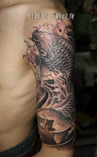 KOI fish tattoo design
