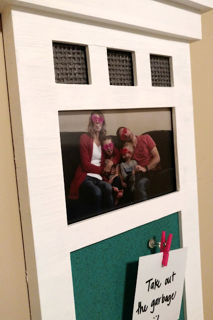 Turn a thrift store find into a fun message board makeover!