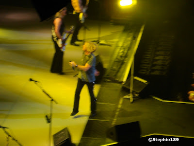 Joe Elliott, part of Rick Savage, part of Phil Collen -- sorry guys, that huge speaker was in the way. Def Leppard 2007!