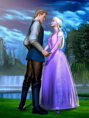 Odette and Prince from Barbie animated movie Barbie of Swan lake