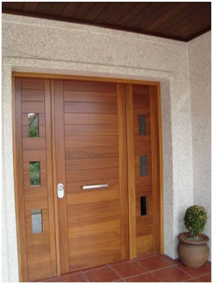 model pintu kayu modern