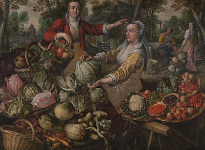 Los cuatro elementos. Tierra. Joachim Beuckelaer. The National Gallery.