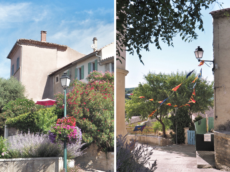 Village de Vacqueyras dans le Vaucluse