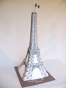 Eiffel Tower cake for an 18th birthday. This cake was challenging, . (eiffel tower )