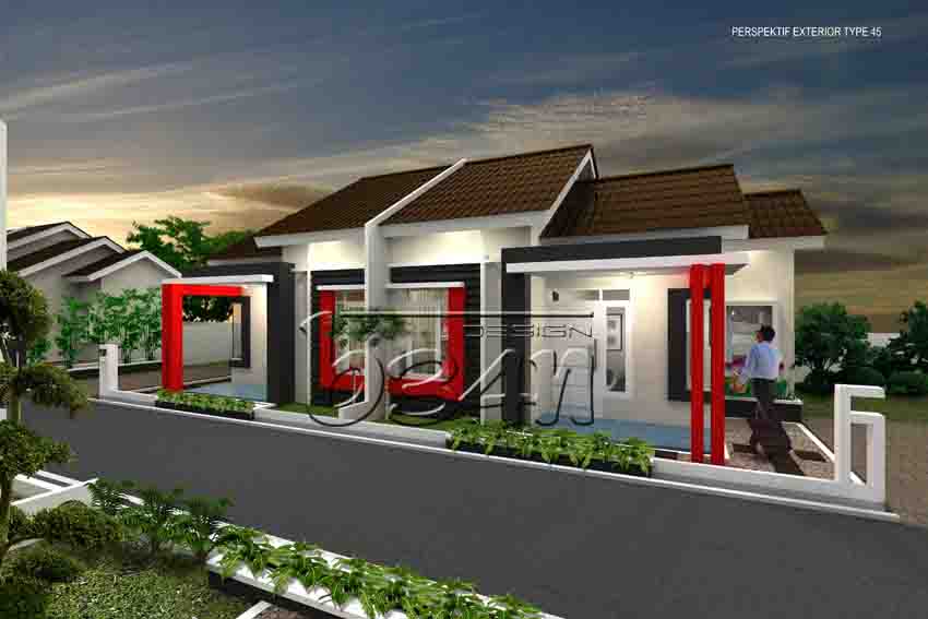 Gambar Desain Rumah Minimalis Type 45