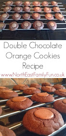 Double Chocolate Orange Cookies Recipe - perfect for lunch boxes