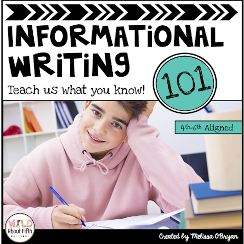 Informational Writing Unit for 4th, 5th and 6th Graders