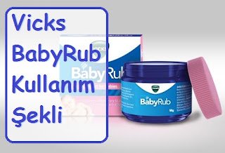 Vicks BabyRub Kullanım Şekli