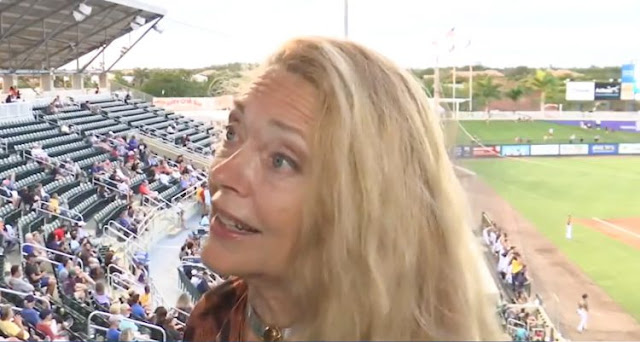 Carole Baskin being interviewed by Wink news. Screenshot.