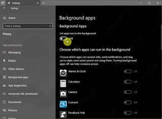 Cara Matikan Background App Windows 10