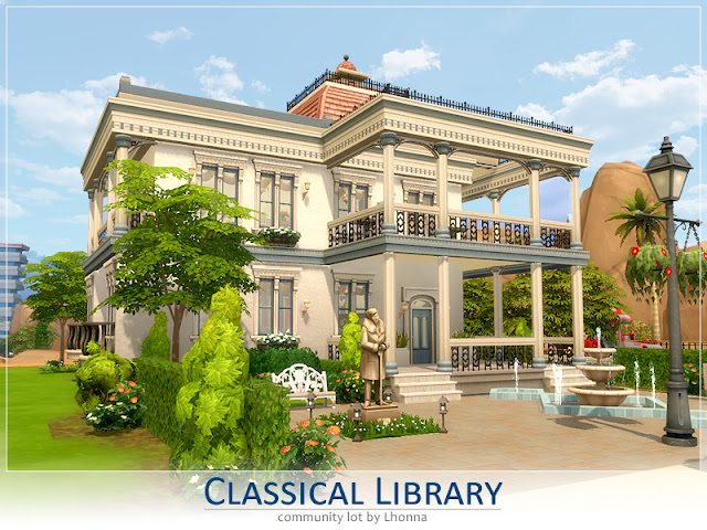 Sims 4 Library Lot