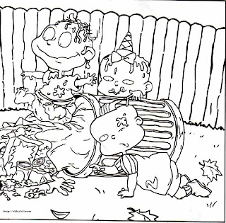 cartoon baby coloring pages,catoon coloring pages, cartoon rugrats coloring pages