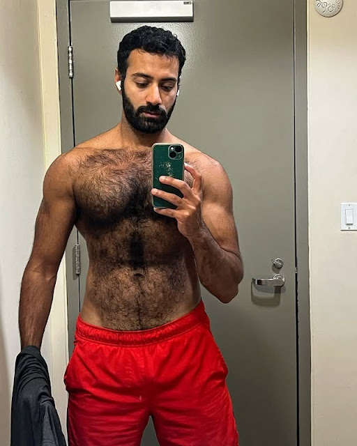 Hairy Men in Shorts - Nabeel - @nibs007