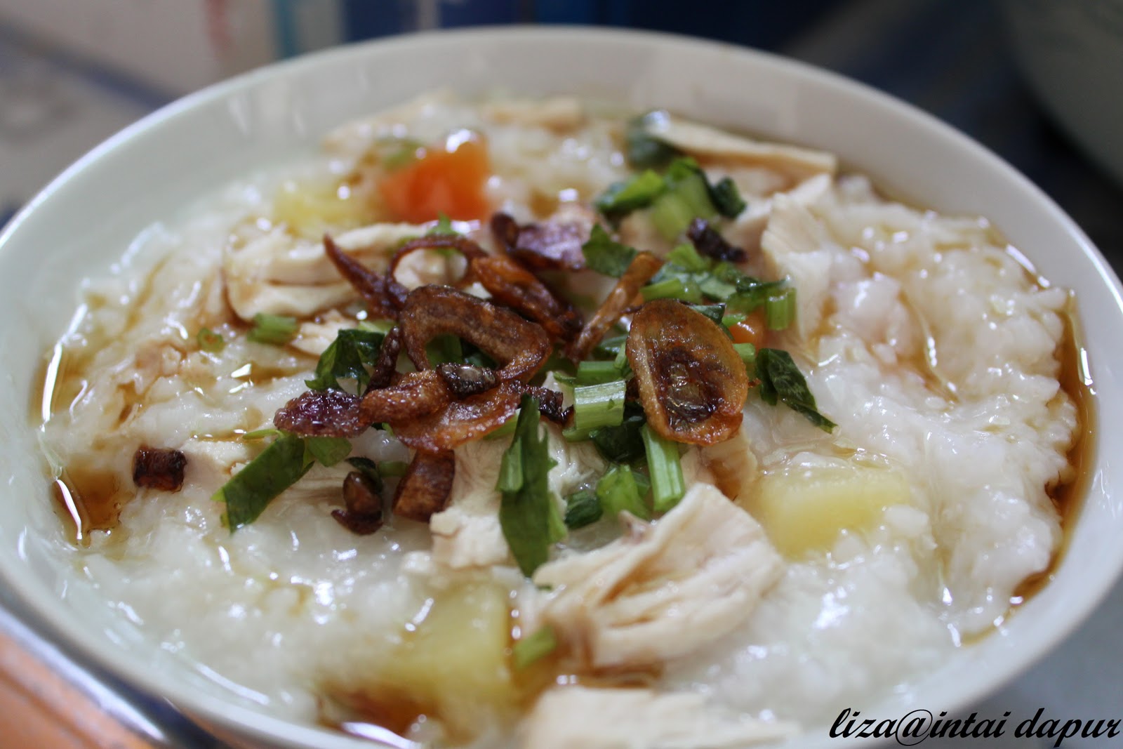 INTAI DAPUR: Bubur Nasi Ayam