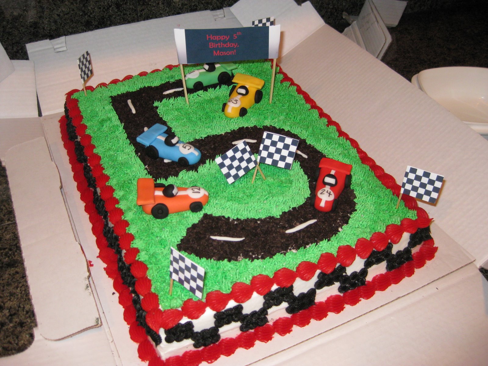 Cars cake - updated