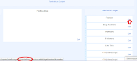 Cara Membuat Scroll di Widget Blog